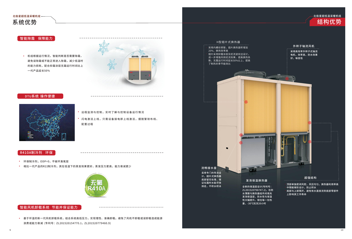 高溫空氣源熱泵噴氣增焓式PTASHW250S-PS