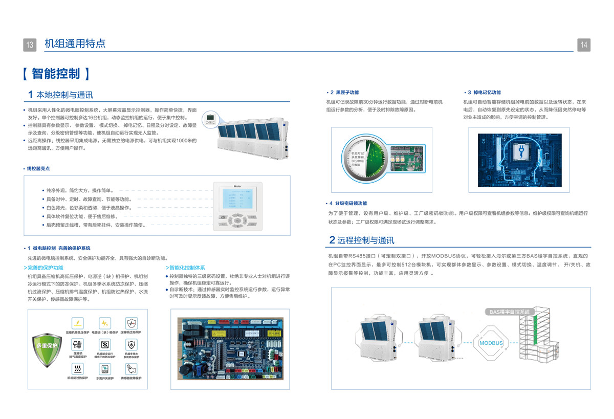 海爾中央空調(diào)風冷模塊設備